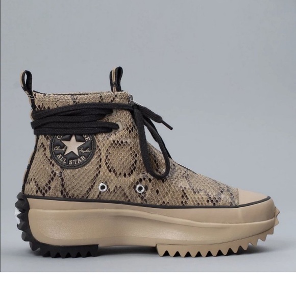 Converse Run Star Hike Snake 170056C Ltd Ed Snakeskin Platform Chunky Sole A318 - Picture 1 of 13